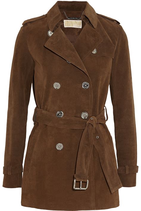 michael kors suede trench|Men's Michael Kors Leather & Faux Leather Jackets .